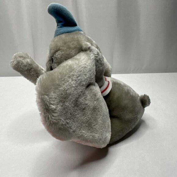 Vintage Disneyland Walt Disney World Pink Ear Dumbo Circus Elephant Plush Toy 8" - Picture 3 of 10
